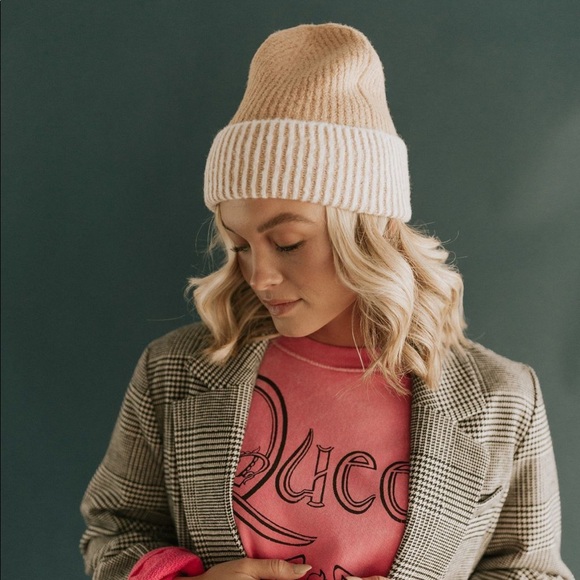 free people straight chill ribbed beanie